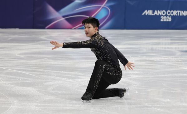 ▲ 李宇翔在2026年米兰科尔蒂纳冬季奥运男子单人滑长曲决赛拿下141.92分，最终以总分214.33分完成奥运首秀。（图／奥会提供（