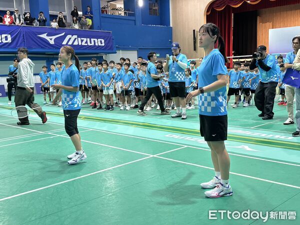 ▲日本羽球好手奧原希望出席活動。（圖／記者蔡厚瑄攝）