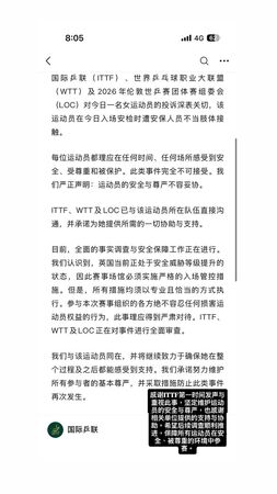 台灣女選手桌球世團賽安檢遭性騷　國際桌總發聲明：完全不可接受