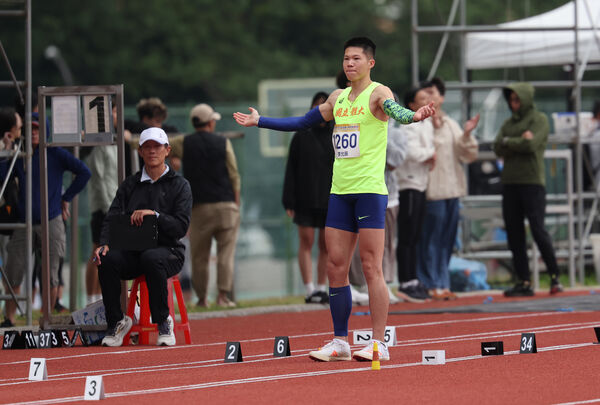 ▲國立體大李允辰三級跳遠摘金6連霸。（圖／全大運辦公室提供）