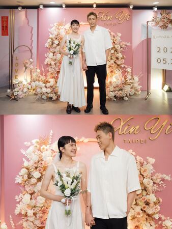 ▲「左手重砲」林俊易520與愛情長跑多年的女友登記結婚。（圖／翻攝自Facebook／林俊易Lin Chun Yi）
