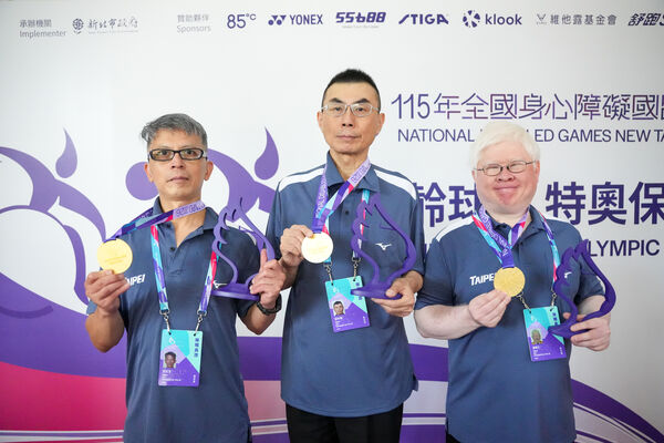 台北市全障運視障三人賽締3連霸　謝宗翰感謝愛妻當眼睛