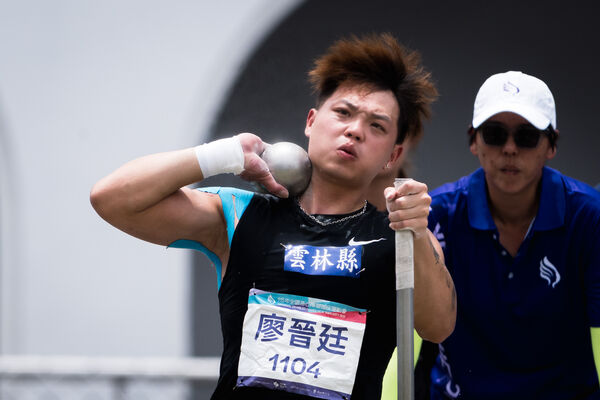 ▲廖晉廷以6公尺23拿下全障運男子鉛球金牌。（圖／115年全障運提供）