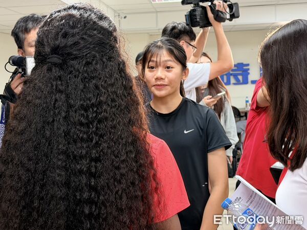 ▲台灣跨欄新星林子婕。（圖／記者蔡厚瑄攝）