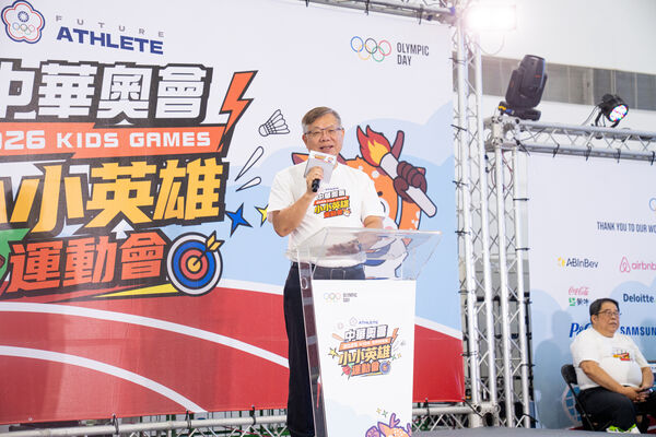 ▲中華奧會蔡家福主席致詞。（圖／中華奧會提供）