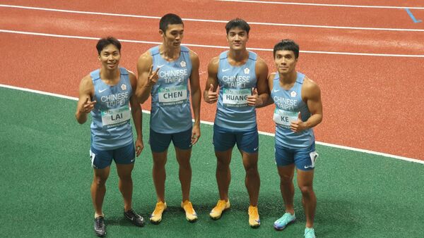 打破高懸7年全國紀錄！台灣「新F4」男子400公尺38秒41奪銅