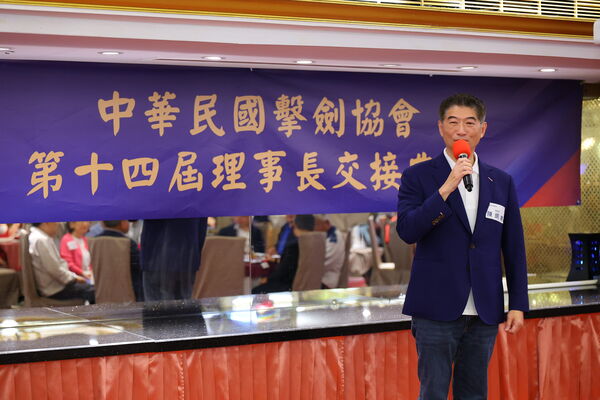 ▲陳炳甫接任擊劍協會理事長。（圖／中華民國擊劍協會提供）