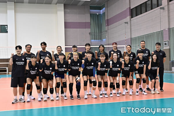▲2026名古屋亞運中華女排培訓隊。（圖／記者李毓康攝）