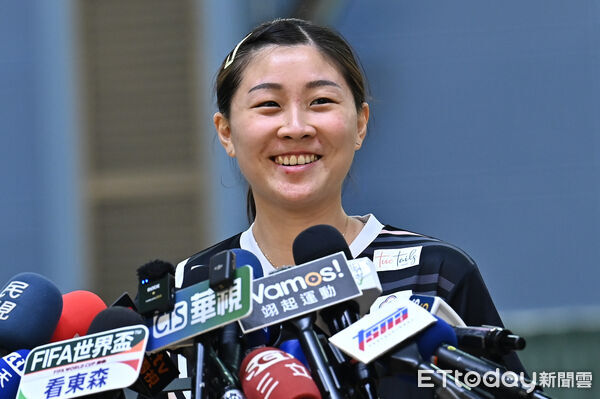 ▲ 中華羽球代表隊林湘緹。(圖/記者李毓康攝)