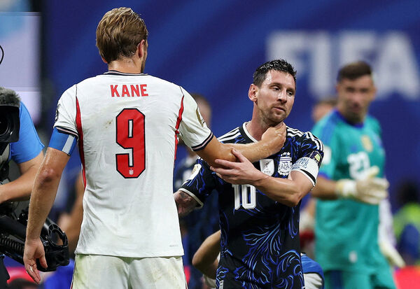 ▲Harry Kane、Lionel Messi。(圖/路透)