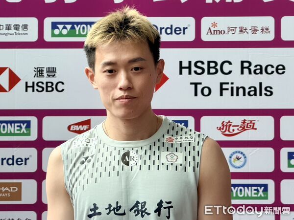 ▲男單好手林俊易。(圖/記者蔡厚瑄攝)