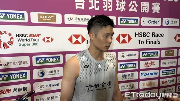 ▲台灣男單一哥周天成。(圖/記者蔡厚瑄攝)
