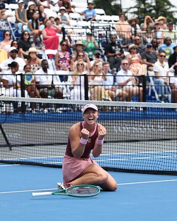 ▲年僅16歲的俄羅斯小將柳托娃在WTA 250等級曼菲斯公開賽封后寫下歷史。(圖/翻攝自WTA官網)