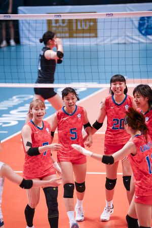 ▲中華女排吳紫華(20號)攻下全隊最高17分。(圖/sportfoto.aj)