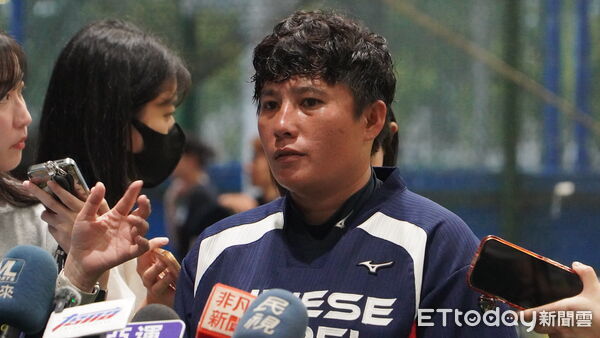 ▲亞運中華女壘代表隊重砲手林鳳珍。(圖/記者呂佳賢攝)
