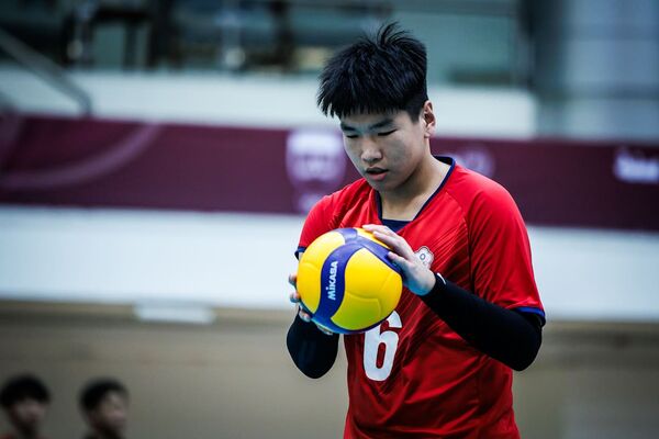 ▲中華男排廖翊恩。(圖/Volleyball World)