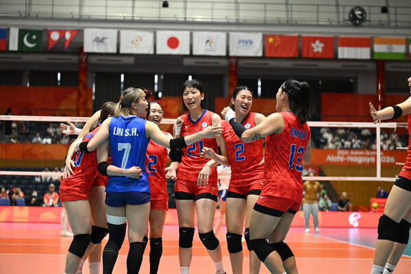 ▲中華女排在名古屋亞運最終拿下第5名。(圖/中華奧會提供)