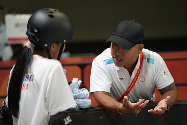 ▲台灣亞運滑板國手林逸凡預賽第二晉級決賽。(圖/sk8forla28_tw提供)