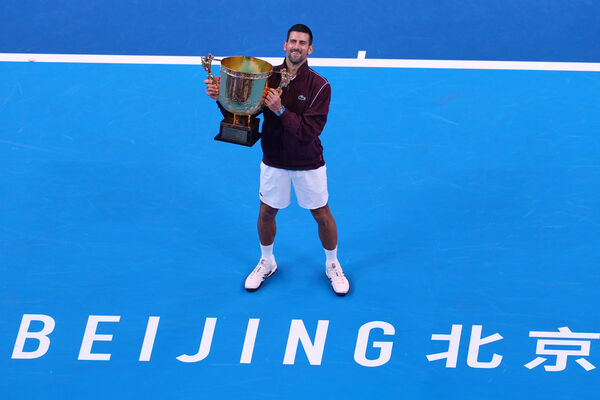 ▲喬科維奇在中國公開賽寫下驚人的「34連勝」，完成賽史7連冠。（圖／達志影像／美聯社）