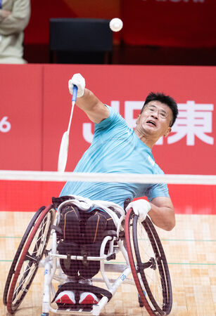▲2026名古屋亞帕運,輪椅羽球選手翁宇裕。(圖/運動部提供)