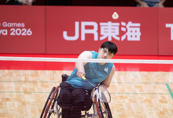 ▲2026名古屋亞帕運,輪椅羽球選手董曉威。(圖/運動部提供)